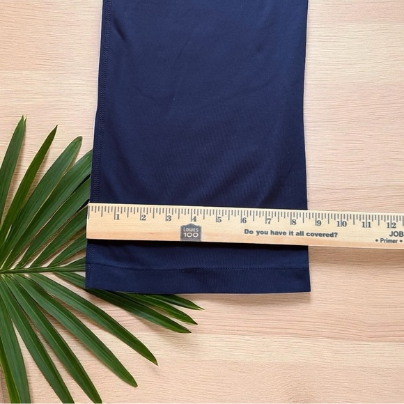 Boston Proper Navy Blue Stretchy Wide Leg Pants - Size M - Picture 9 of 10